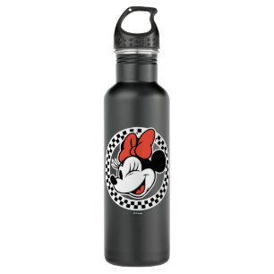 Classic Retro Minnie Mouse Checkered 710 Ml Water Bottle
