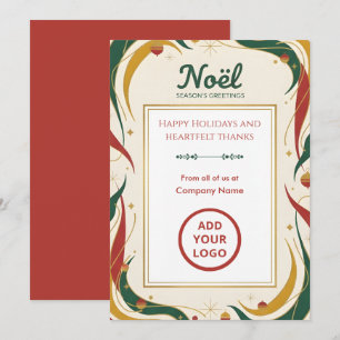 Classic Retro Noël   Branding Suite Edition Holiday Card