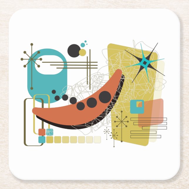 Classic Retro Redux Paper Coaster (Front)