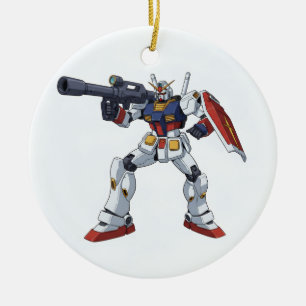 Classic Retro RX-78-2 Gundam Mecha Anime Illustrat Ceramic Ornament