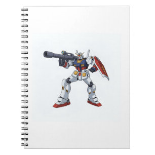 Classic Retro RX-78-2 Gundam Mecha Anime Illustrat Notebook