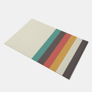 Classic Retro Stripes Doormat