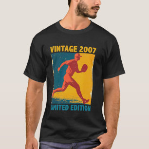 Classic Retro Vintage 2007 Baseball Lover Limited T-Shirt