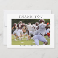 Classic Retro Vintage Handwriting Thank You Card