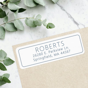 Classic Return Address Label