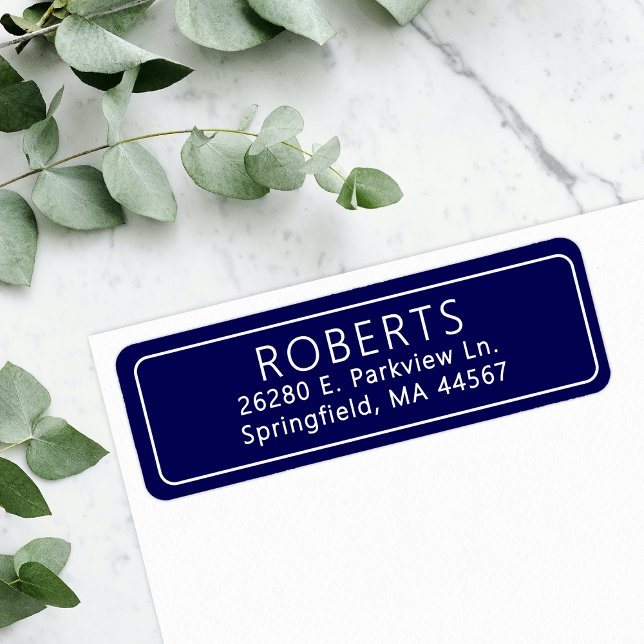 Classic Return Address Label (Creator Uploaded)