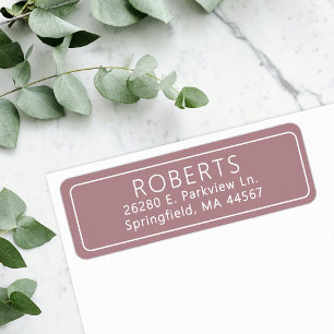 Classic Return Address Label
