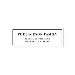 Classic Return Address Self Inking Stamp