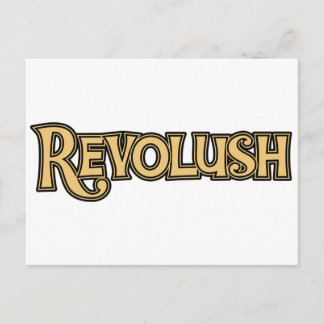 Classic Revolush Logo Postcard