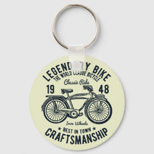 Classic Ride Bicycle Legendary Bike Craftsmanship Keychain