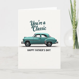 Classic Ride Fathers Day Card