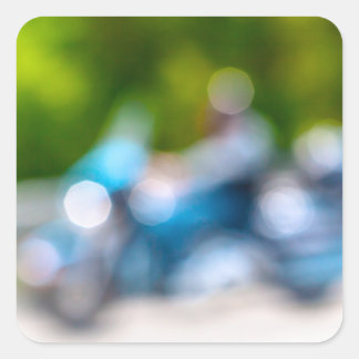 classic rider square sticker