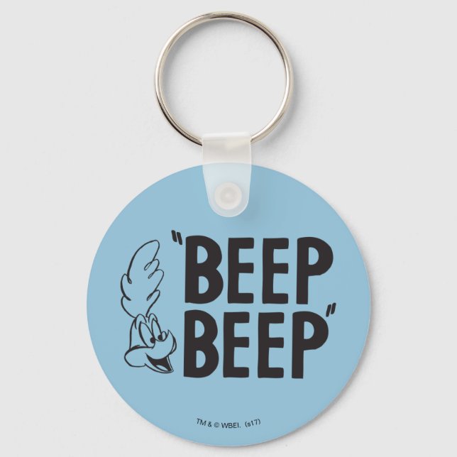 Classic ROAD RUNNER™ BEEP BEEP!™ Keychain (Front)