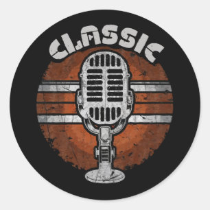 Classic-rock Classic Round Sticker