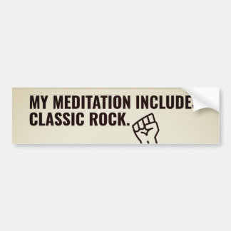 Classic Rock Vintage Rock N Roll Bumper Sticker