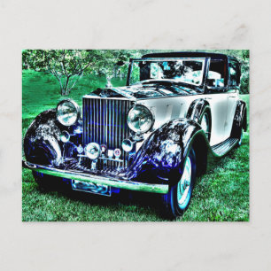 Classic Roll Royce Postcard