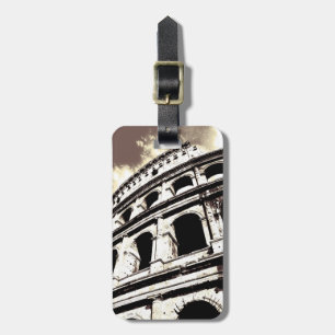 Classic Roman colosseum arches Luggage Tag