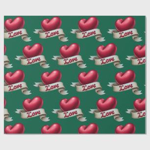 "Classic Romance" Emerald Gift Wrap