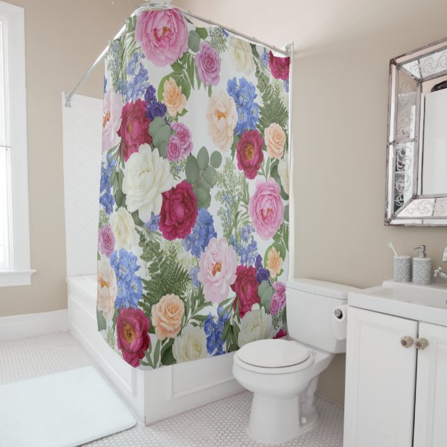 Classic Romantic Floral Tapestry (In Situ)