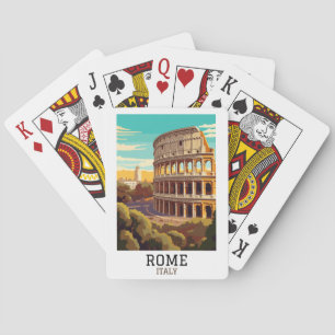 Classic Rome Italy Colosseum Historic Playing Cards