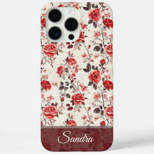 Classic Rose Custom Name Iphone Case For Coworkers