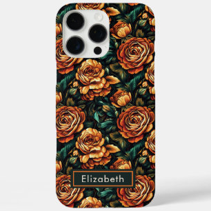 Classic Rose Custom Name Iphone Case For Coworkers
