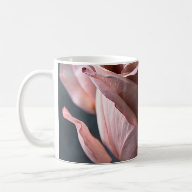 CLASSIC ROSE FLOWER COFFEE MUG (Left)