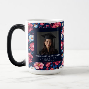 Classic Rose Flower Masters Grad Magic Mug
