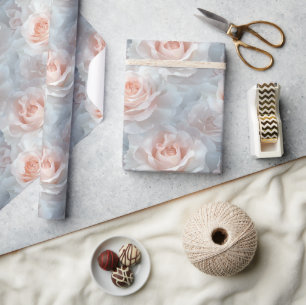 Classic Rose Flower Vegas Wrapping Paper