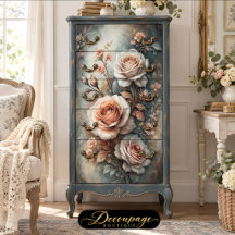 Classic Rose Glow Decoupapge