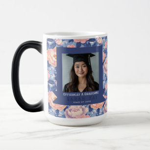 Classic Rose Pattern Graduate Class Of Magic Mug