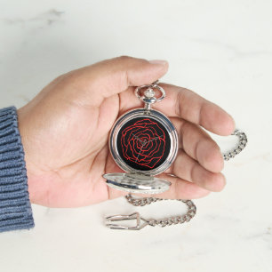Classic Rose Pocket Watch Gift