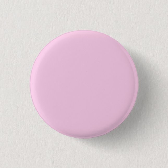Classic Rose Solid Colour 1 Inch Round Button (Front)