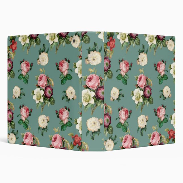 Classic Roses and Jade Binder (Background)