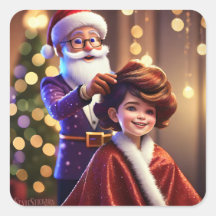 Classic Round Corner Square Stickers