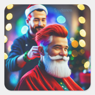 Classic Round Corner Square Stickers