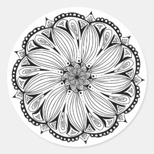 Classic Round Mandala Sticker