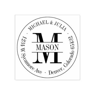Classic Round Monogram Stamp