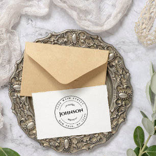 Classic Round Return Address Self-inking Stamp