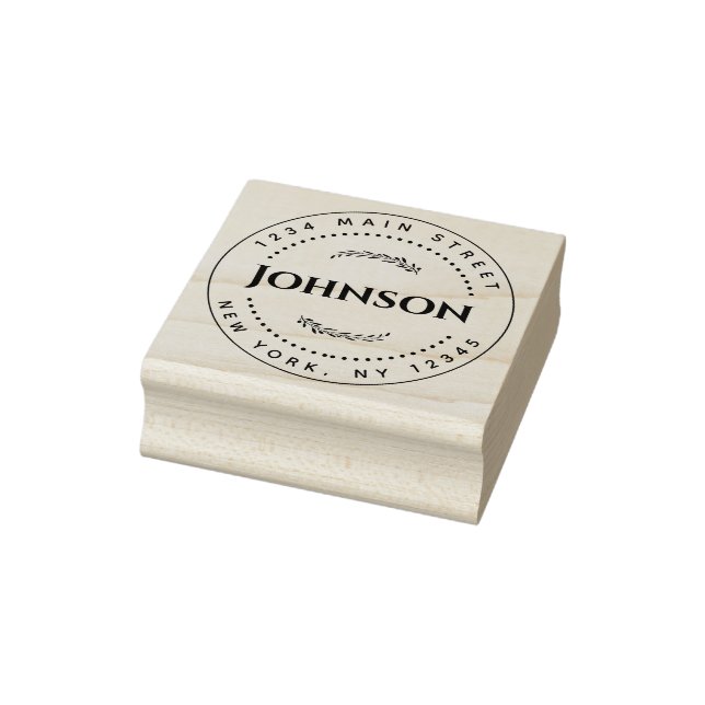 Classic Round Return Address Self-inking Stamp (Stamp)
