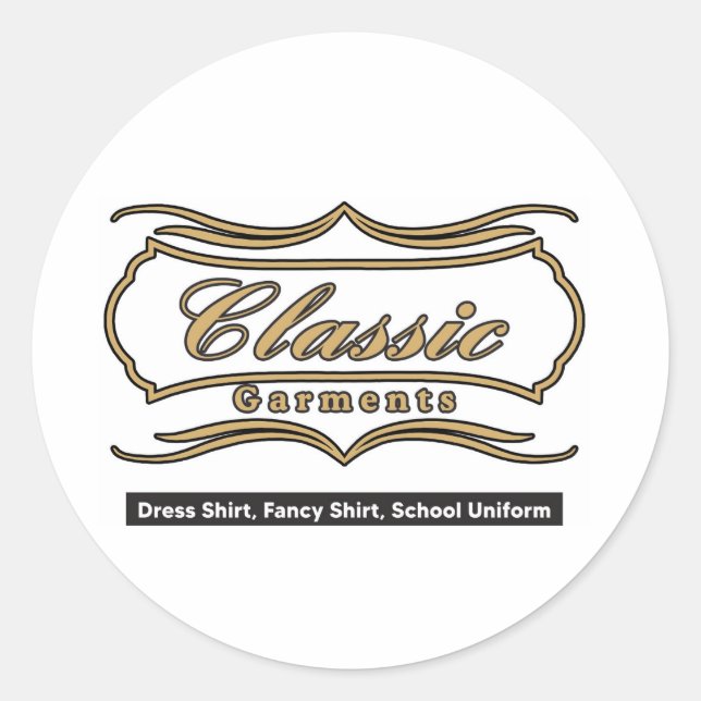 Classic Round Sticker (Front)