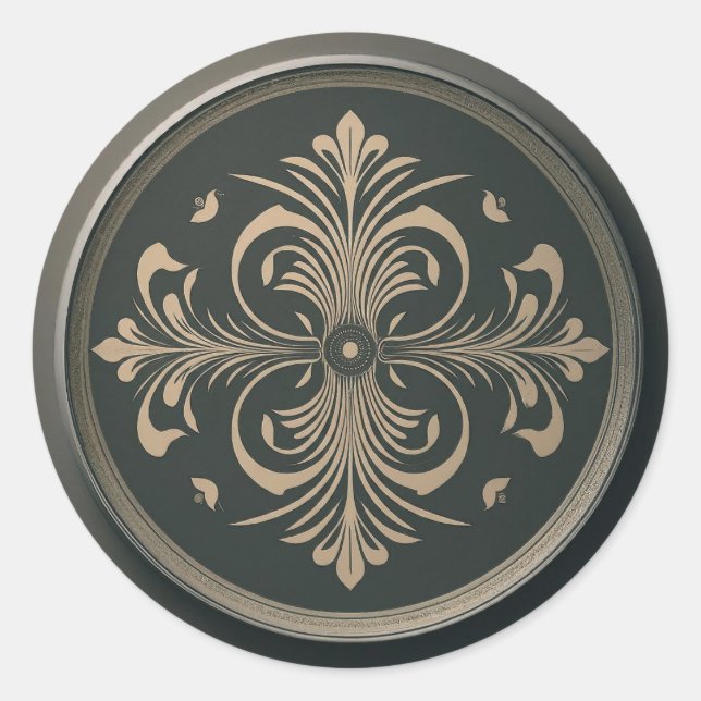 Classic round sticker  (Front)