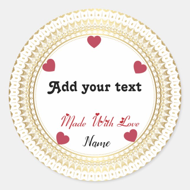 Classic Round Sticker (Front)