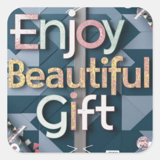 Classic Round Sticker Beautiful Free Gift design