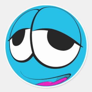 Classic Round Sticker/Emoticons Sticker