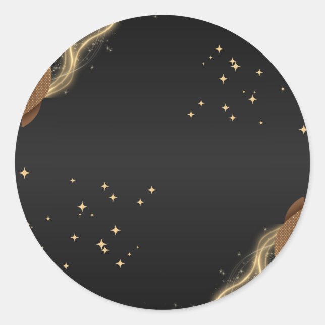 Classic Round Stickers  (Devant)