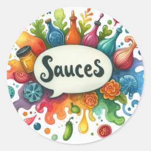 Classic round stickers