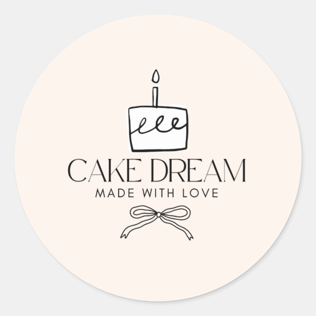 Classic Round Stickers  (Front)