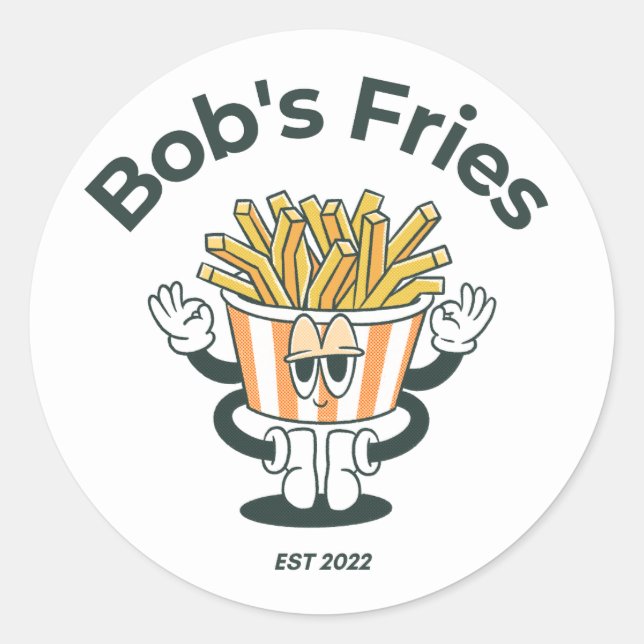 CLASSIC ROUND STICKERS (Front)