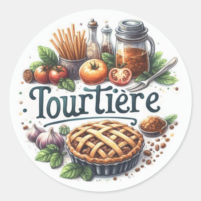 Classic Round Stickers (Doorman) (Front)